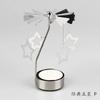 Metal Rotating Spinner Carousel Candle Tea Light Holder Table Rotating Transfer Windmill Decoration Home Elegance Candle Holder