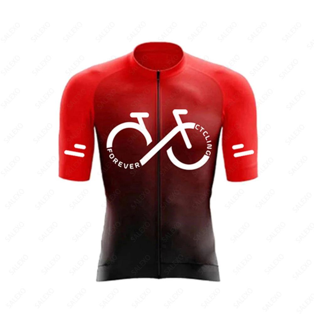 2026 Gradient Cycling Jersey Sets  Men's Summer Road Tops Bottom Suit MTB Clothing Team Mountain Bike Jersey Bib Shorts Suit