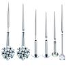 3Pcs Stainless Steel Piercing Tool Insertion Taper Set Body Piercing Tapers