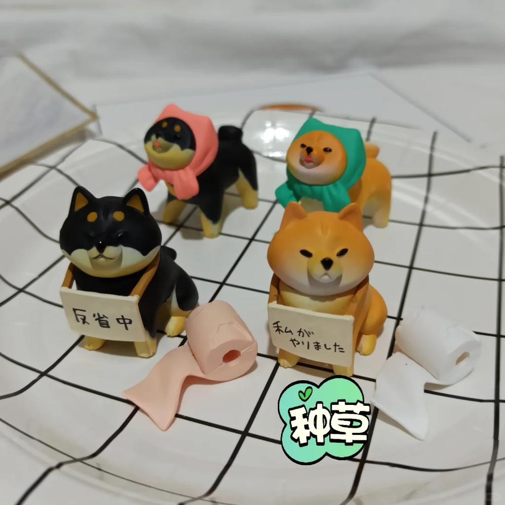 New Product In Stock Dog Firewood Blind Box Dog Unwilling To Go Home Corgi Bomei Lovely Tabletop Decoration Surprise Gift