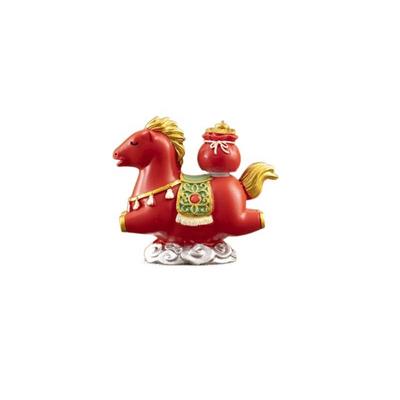 Funny Zodiac Pony Incense Burner Pony Shape 2026 Horse Year Incense Stick Holder New Year Ornamental Resin Indoor Incense Burner