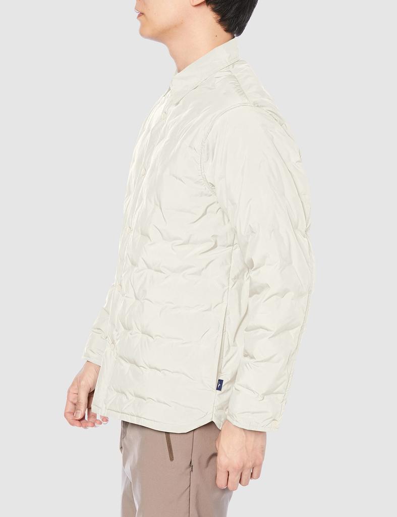 Mizuno Stitchless Down Shirt for Outdoor Mountain and Cold Weather Pristine Size M to by Men's Activities, Trekking, Climbing, Protection, White, (Go