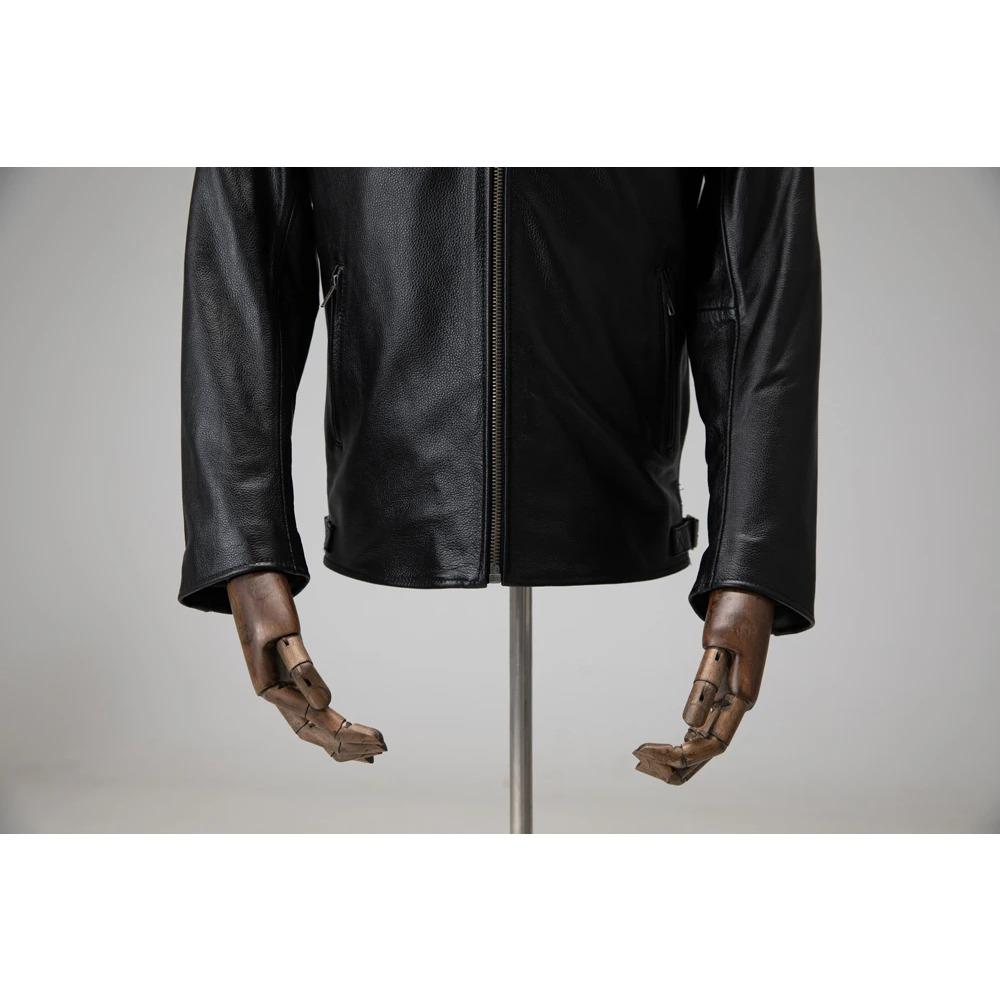 Chinesische Größe Echtes Leder Jacke Männer 100% Natürliche Rindsleder Echtes Leder Jacken Slim Fit Motorrad Jacke Mann Biker Mantel Herbst M357