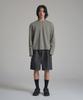 Noming Loose Fit Cropped Pigment Long Sleeve - Khaki
