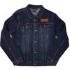 AC/DC Giacca in denim con stampa sul retro, unisex, per adulti
