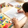 Kids 3D Stereo Reusable Doodle Sketchbook Funny Graffiti Painting Notebook for Preschool Early Education