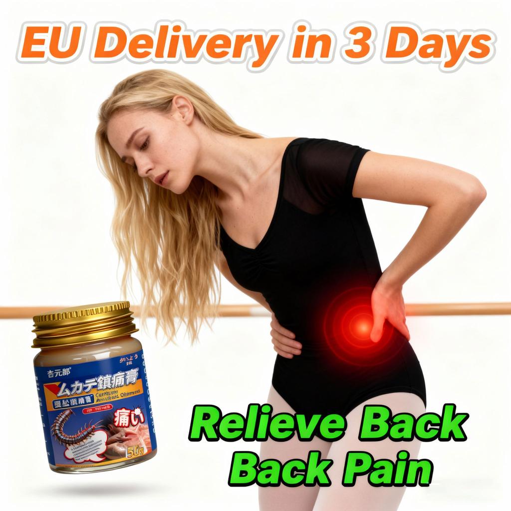 Organic Back Pain Ointment - Non-Irritating Herbal Rapid Soothing