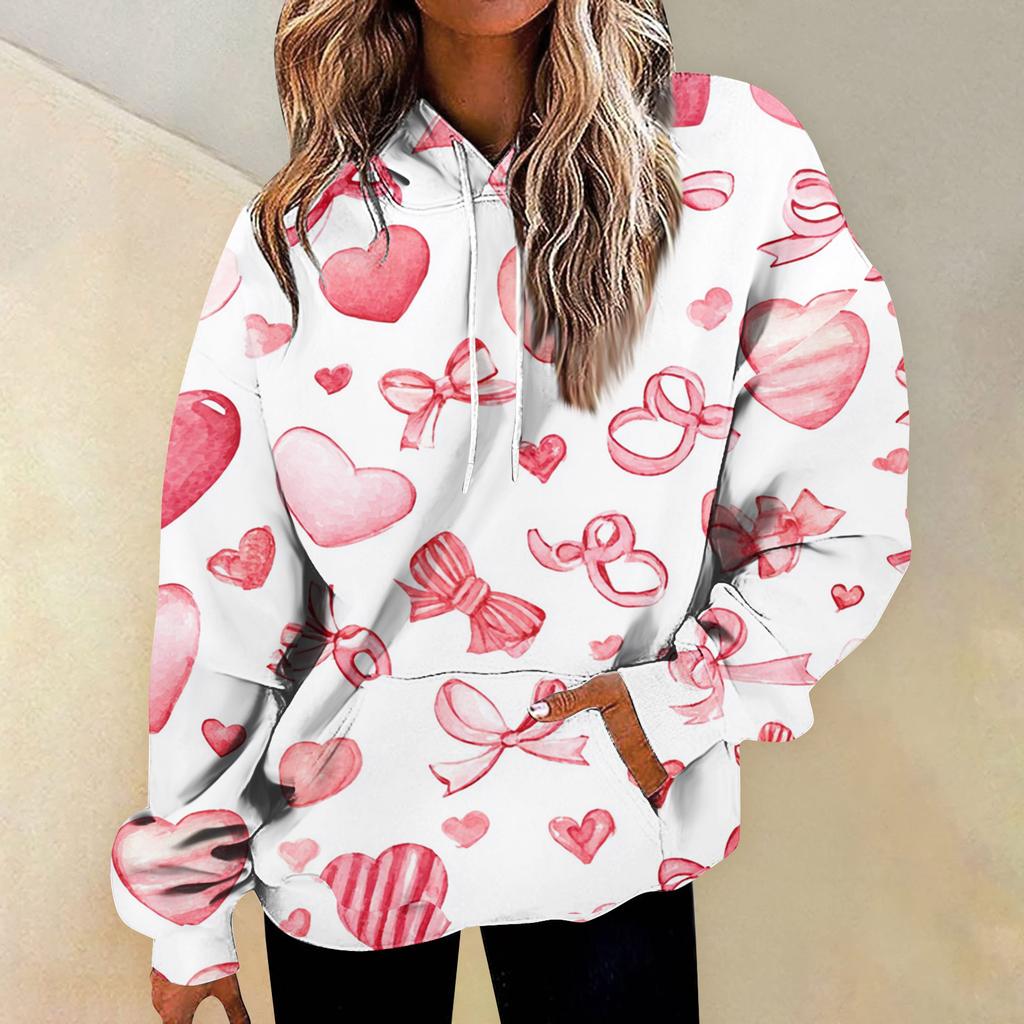 Dámská móda Denní všestranný Ležérní mikiny s výstřihem Grafika Denní Dlouhý rukáv Gradient Patchwork Potištěné Top mikiny