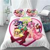 Kawaii Gilrs Anime Tokyo Mew Mew Bedding Set Boys Girls Twin Queen King Size Duvet Cover Pillowcase Bed Boys Adult Home Textiles