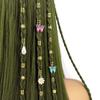 34pcs Butterfly Dreadlocks Beads Dread Locks Hair Braid Tubes Hollow Out Hair Ring  Hair Jewelry