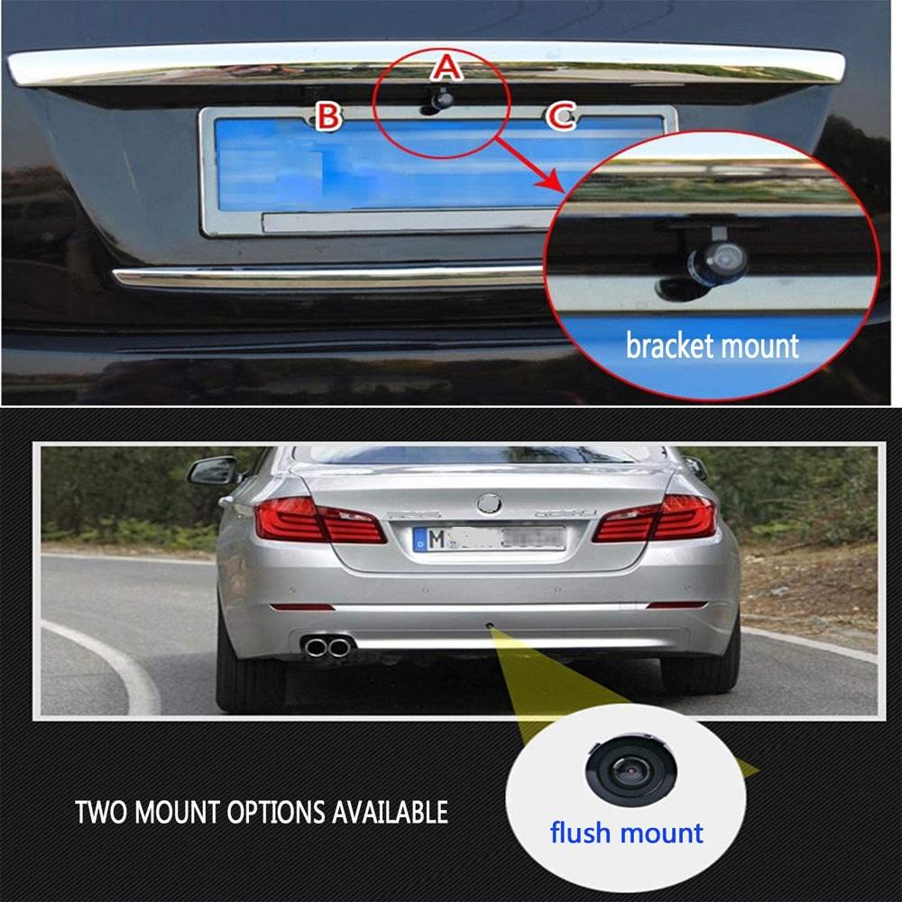 Auto Zadní Kamera Noční Vidění Couvací Automatická Parkovací Kamera IP68 Vodotěsná CCD LED Auto Záložní Monitor 170 Stupňů HD Obraz