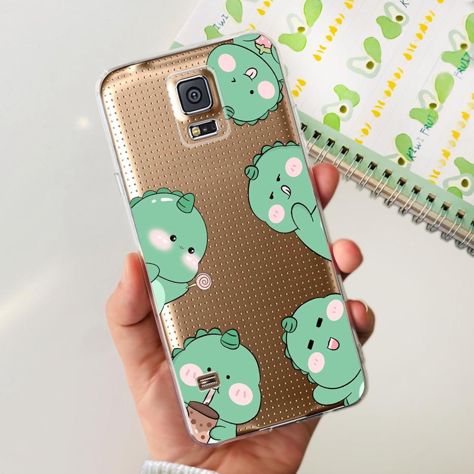 For Samsung Galaxy S5 Case SM-G900F G900I G900M Stylish Painted Cover Soft Silicone Phone Case For Samsung S5 S 5 GalaxyS5 Shell