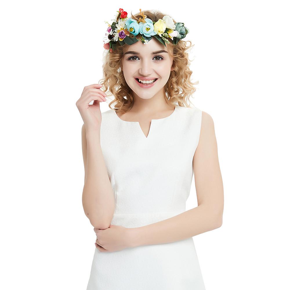 Blue Flower Silver Waist Cincher: Wide Belt with Sweet Decorative Design for Women