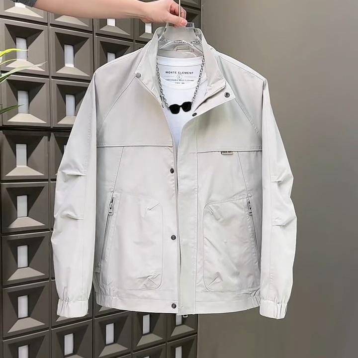 Men's Spring Fashion Workwear Lapel Jacket: Versatile, Casual, Outdoor Mountaineering Style