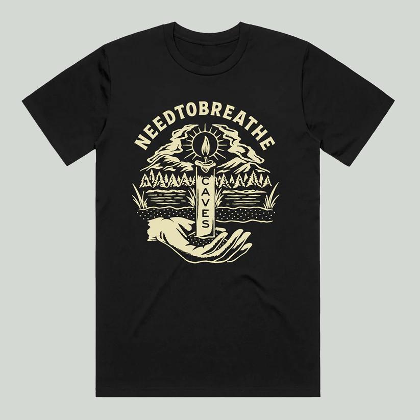 NEW Needtobreathe Band Short Sleeve Cotton Black T Shirt JU1048 XXL
