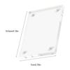 Photo Frame Transparent Acrylic Photo Frame Magnetic Poster Display Stand Magnetic Poster Display Hardware Home Improvement