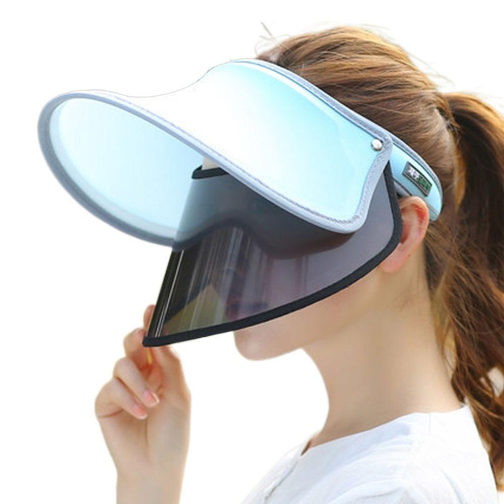Summer Adjustable Sun Protection Anti-UV Visor Sunshade Cap Face