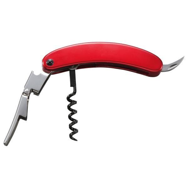 KAI Wine Opener Corkscrew Bottle Opener Sommelier Knife Red DH8221 1 Pc