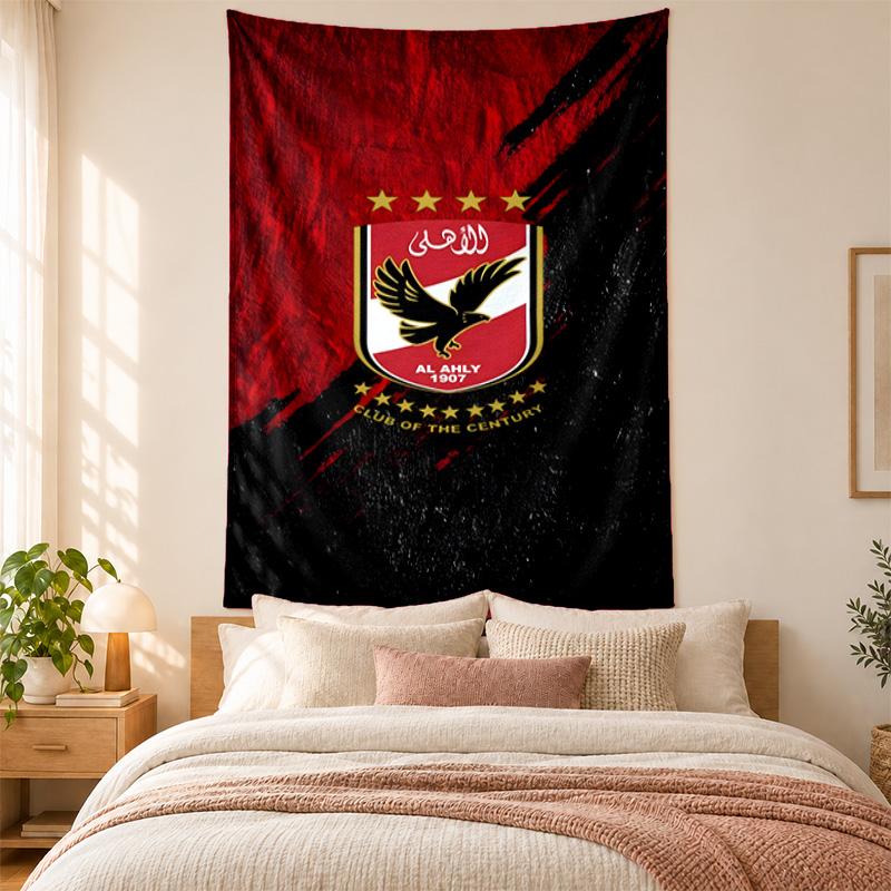 Al Ahly FC Tapestry highquality for decorating living room bedroom dorm walls ideal as bedroom wallart orholiday gift