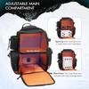Fishing Gear Backpack & Tackle Bag with Rain Cover, Outdoor Storage for Equipment