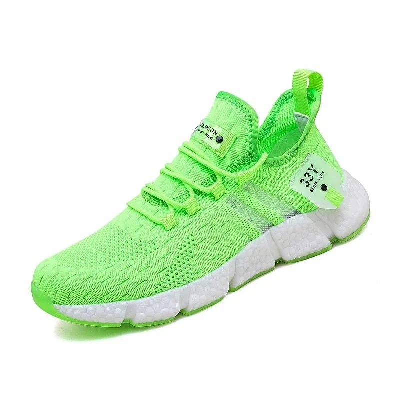 Fashion Men Casual Sneakers Summer Breathable Sport Shoes Lightweight Outdoor Mesh Running Shoes Athletic Jogging Tenis Walking Shoes