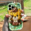 Phone Case: 2D Flat Design Suitable for iPhone 18, 17, 16, 15, 14, 13 Pro Protective Case, Detective Little Tiger, Perfect Christmas and Halloween Hol