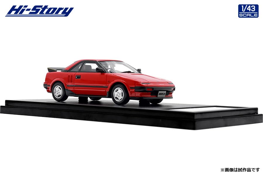 Hi Story Toyota MR2 Super Red II Completed Product 1/43 G-Limited (1984)
