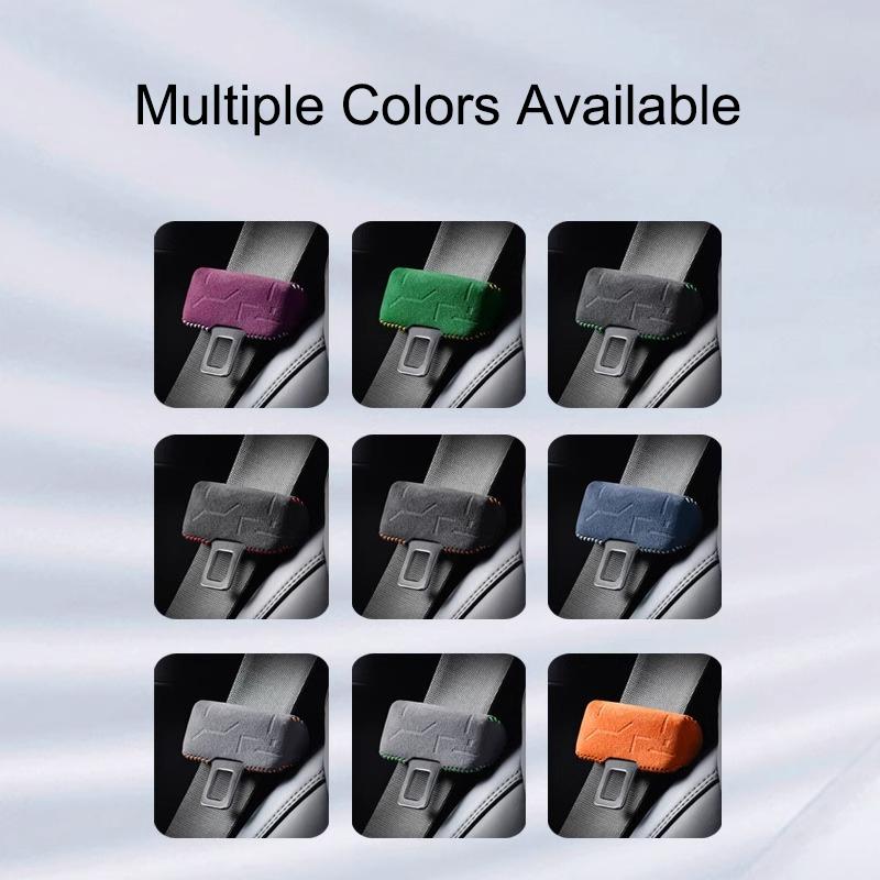 For Zeekr 007GT 7X 001 009 Car Seat Belt Cover Suede Anti Collision Protector Cover Anti Scratch Interior Accessories