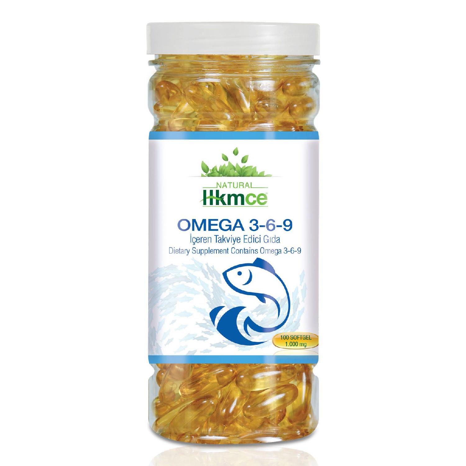 

Omega 3 6 9 - 1340 мг 100 м якої капсули риб ячого жиру - Natural Physician