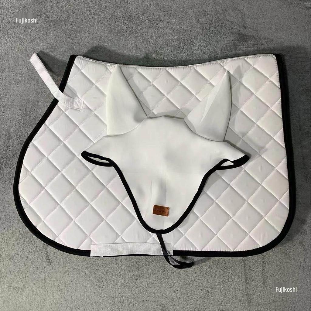 Sattelpad und Ohrenhaube Set - Reitsport Zubehör