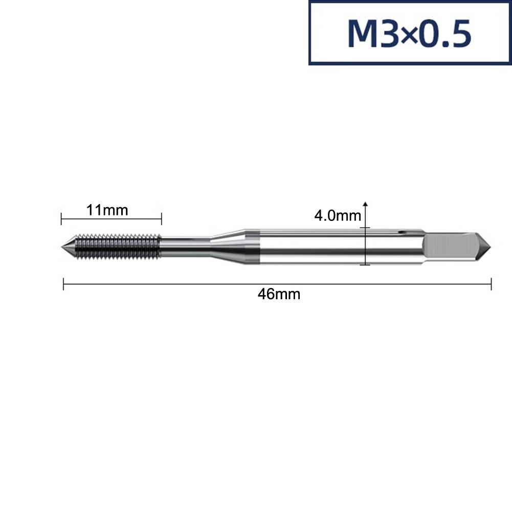 Кобальтовый метчик Без сколов Нарезание резьбы M10 Кобальтовые метчики Легкий зажим Высокопроизводительный Дизайн литья Кобальтовая нержавеющая сталь