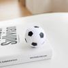 White Mini Toy Soccer Ball For Kids Soft Pu Foam Non-inflatable Solid Sports Ball