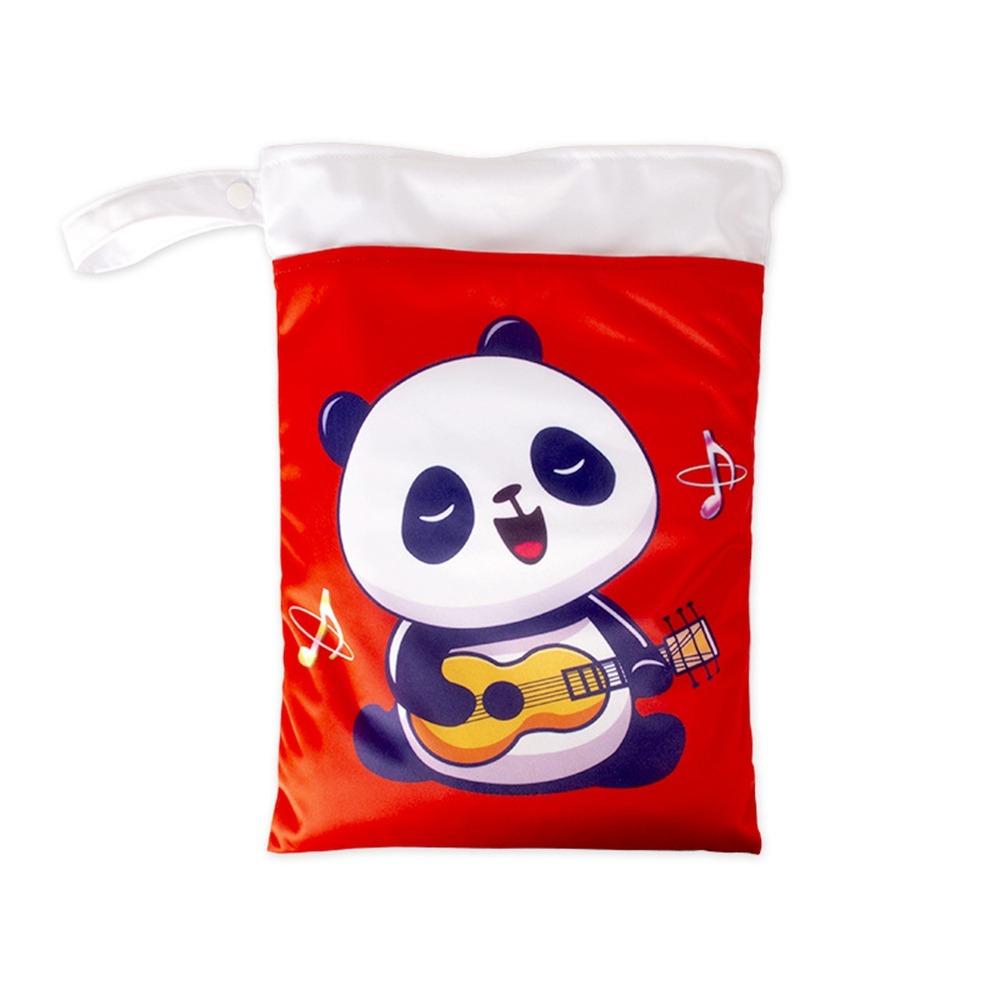 

Double Pocket Wet Storage Bag Waterproof Diaper Nappy Bag Wet Dry Bag for Home Style 10