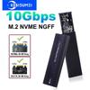 NVME M.2 Solid State Drive External Enclosure 2230/2242/2260/2280 M.2 To USB C 10Gbps SSD Aluminum Case Type A+C for M/M+B Key