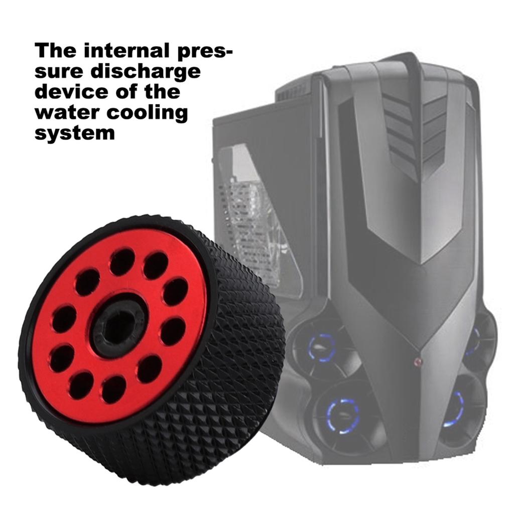 HPQF S1A Computer Water Cooled Adjustable Automatic Air Evacuation Valve Black+Red