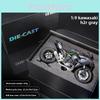 19 Kawasaki H2r Alloy Motorcycle Model Toy With Realistic Details For Kids Gift
