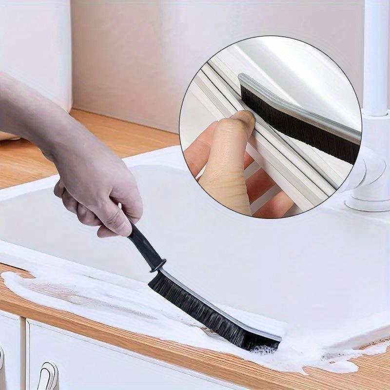 3PCS Multi-purpose Gap Cleaning Brush Set Suitable for Bathroom, Toilet and Kitchen, Hard Brush for Cleaning Sinks, Drain Pipes and Tiles