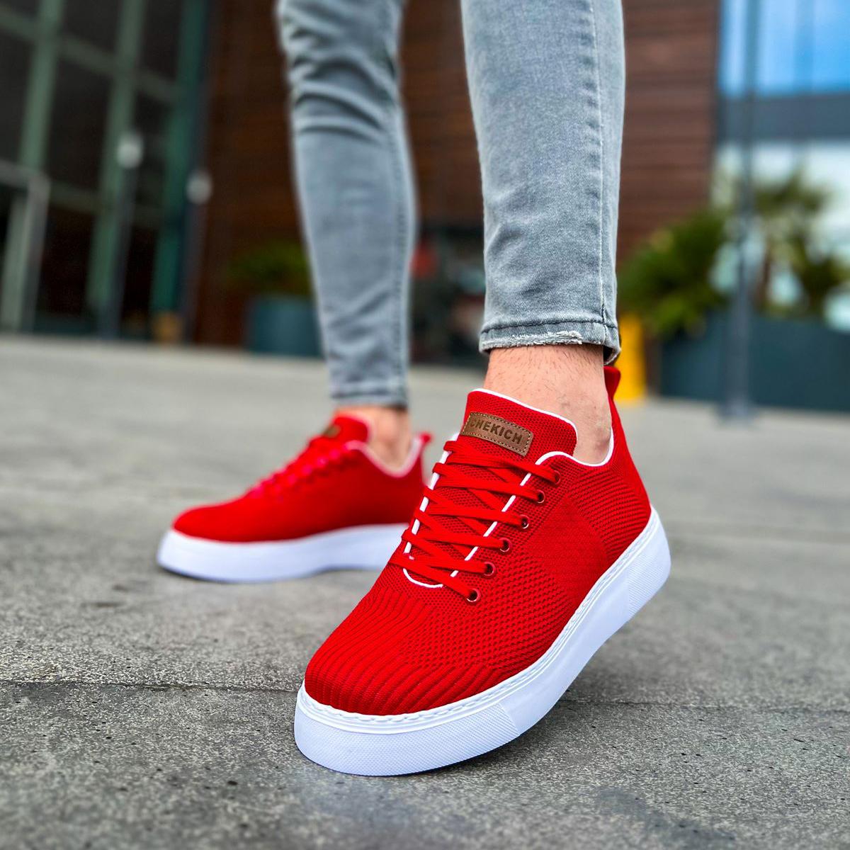 

CHEKICH оригинальные брендовые кроссовки красного цвета, повседневные мужские кроссовки TBT Crew, мужская спортивная обувь высокого качества CH413