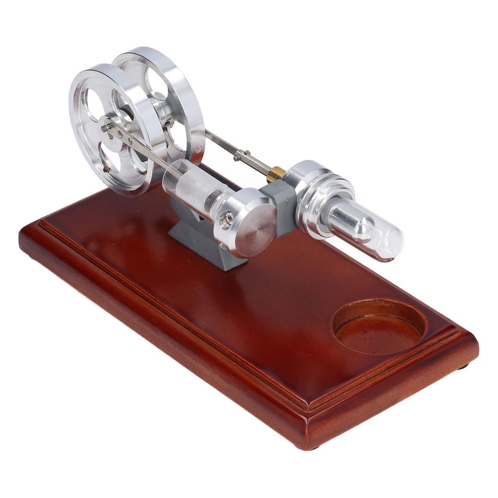 Stirling Engine Model Aluminium Alloy Physical Engine Motor Model Kids Educational Toy for Classroom