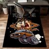 Custom Taz Mat Personalized Name, Polyester Washable Indoor Entryway Rug, Gift for Christmas, Easter, Thanksgiving Day