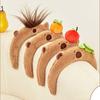 Cute Capybaras Shape Hair Hoop Women Cartoon Headbands Plush Makeup Hairband
