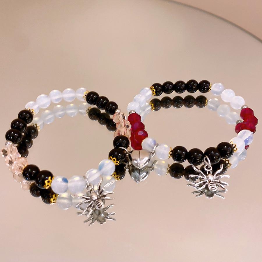 Crystal Butterfly Beaded Bracelet Women's Light Luxury Girlfriend Gift Birthday Bracelet High Value Student Party Exquisite Jewelry