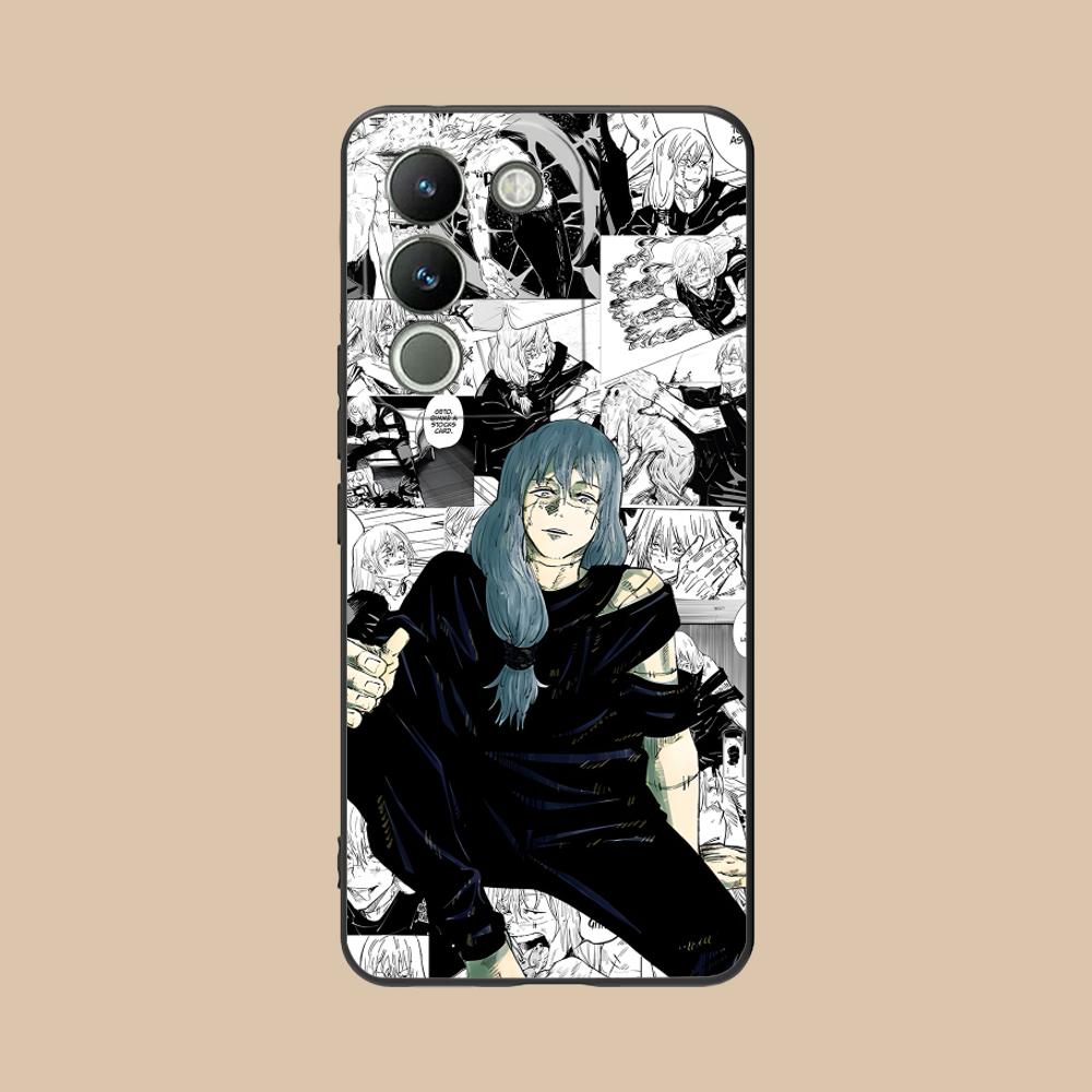 JJK Mahito Phone Case for VIVO Y77 76 75 74 73 72 58 56 55 51 50 38 36 Y19 Y18 Y03 Y01 5G Soft TPU Shockproof Cover