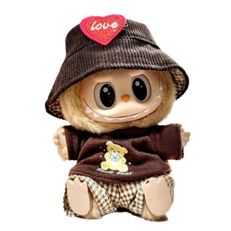Clothing Only Labubu V2 Clothes Series Labubu Cute Doll Clothestoy Ornaments,A