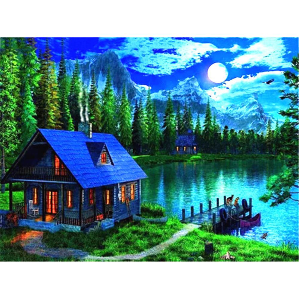 DIY Diament Malarstwo Kit Leopard Zdjęcia Dżetów 5D Diament Haft Sprzedaż Zwierząt Ręcznie Prezent