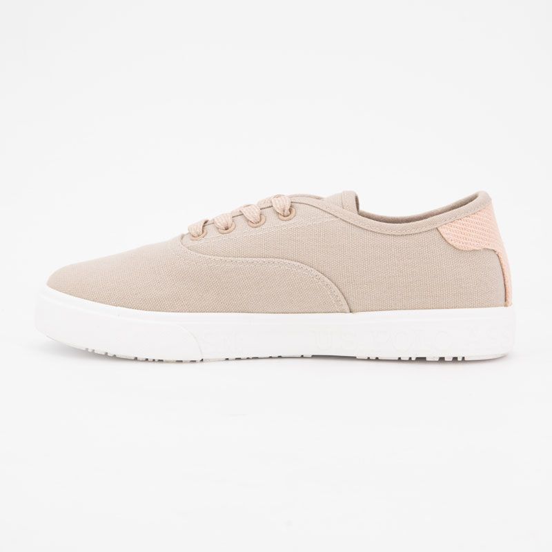 Baskets en toile à lacets marew semelle blanche Femme US POLO