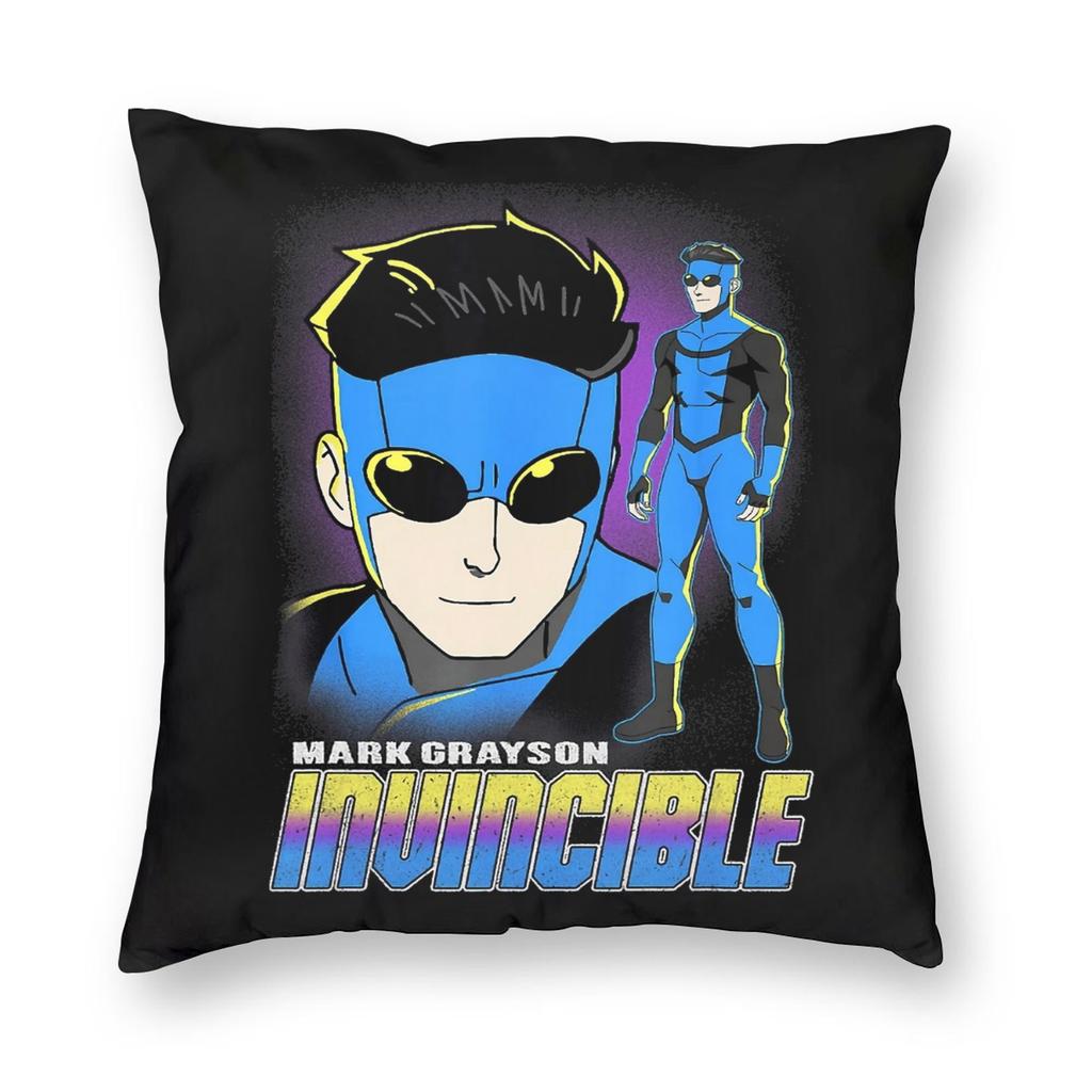 Invincible Comic Anime Pillowcase Soft Polyester Cushion Cover Decorative Pillow Case Cover Seat Zippered 40*40Cm