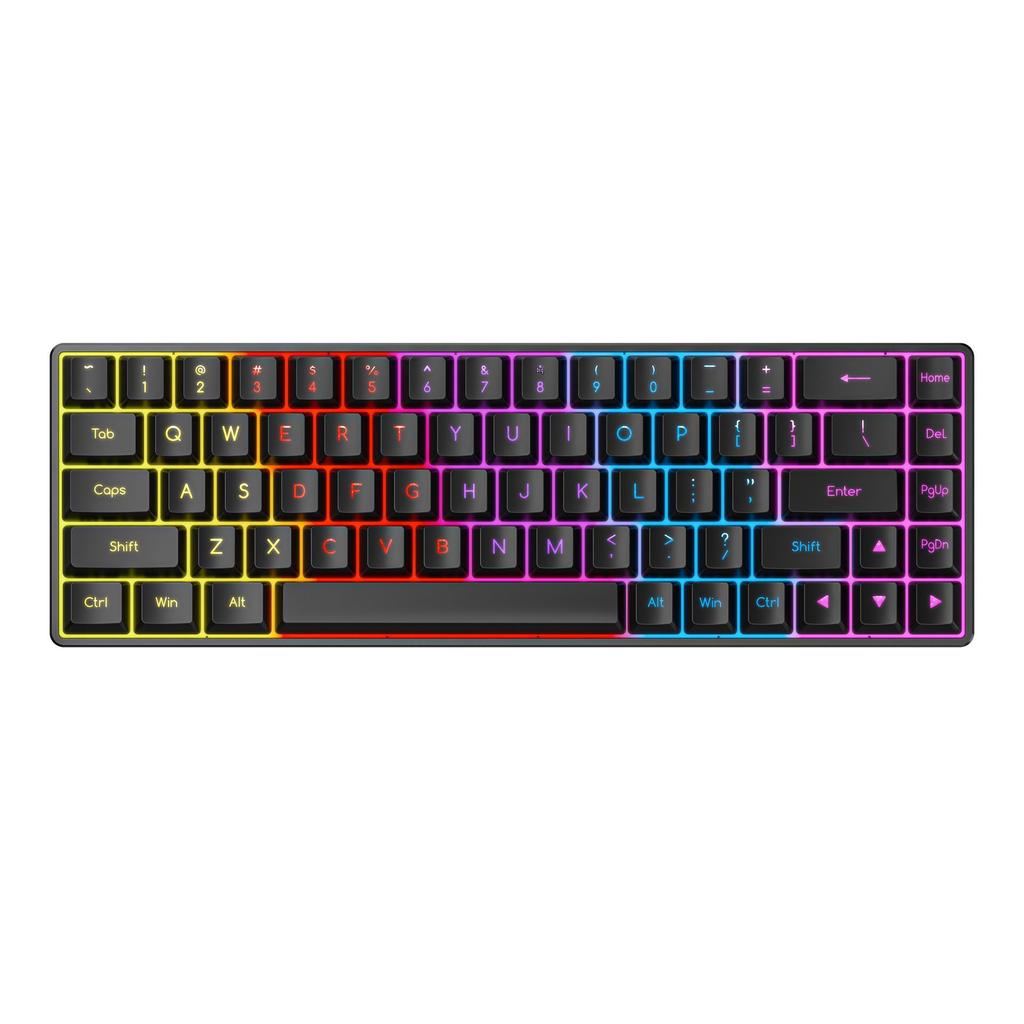 61-Key Wired Red Switch Mechanical Keyboard for Gaming and Office Use