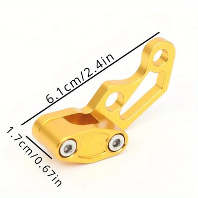1PC Universal Aluminum Motorcycle Oil Pipe Cable Clip Brake Cable Tube Line Clamps For Dirt Bike