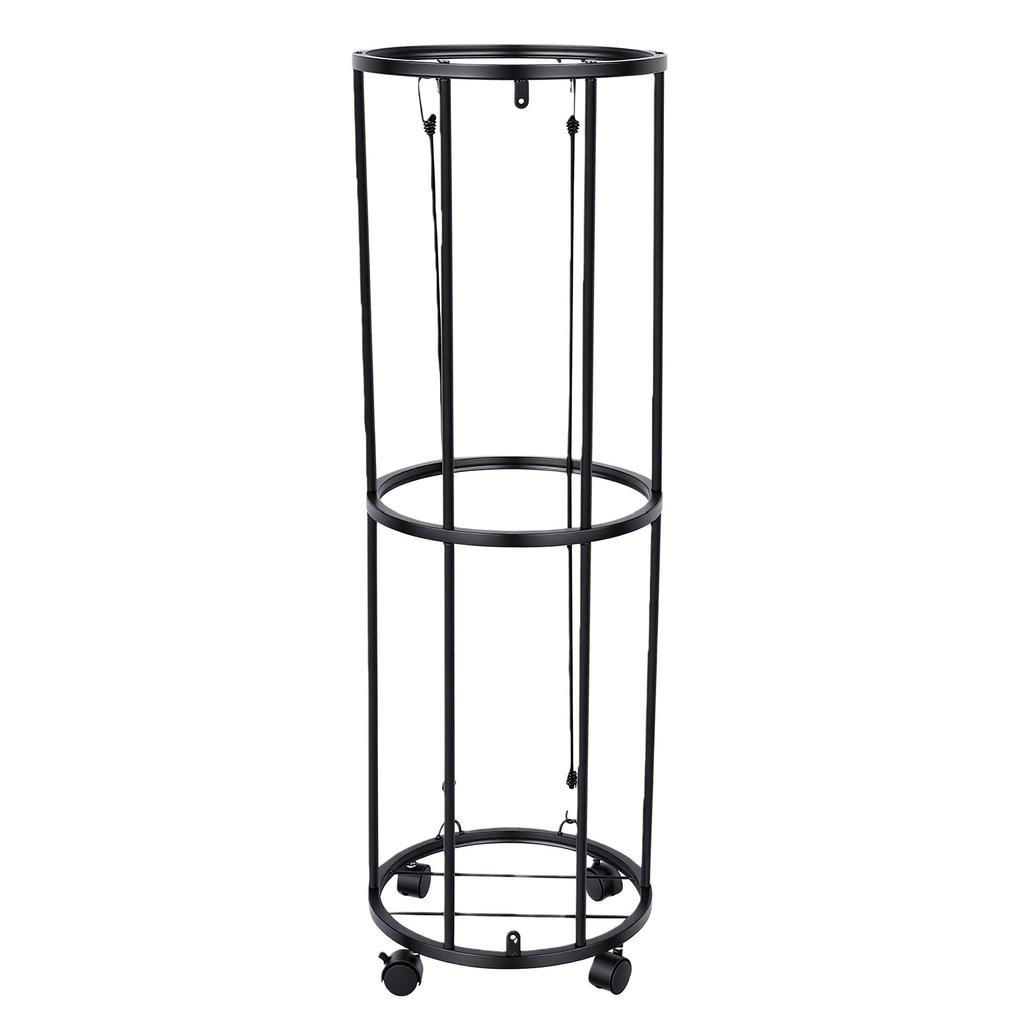 Ball Storage Basket with Wheels Silent Universal Casters Storage Rack Multi Sport Ball Holder For Home Gym School
